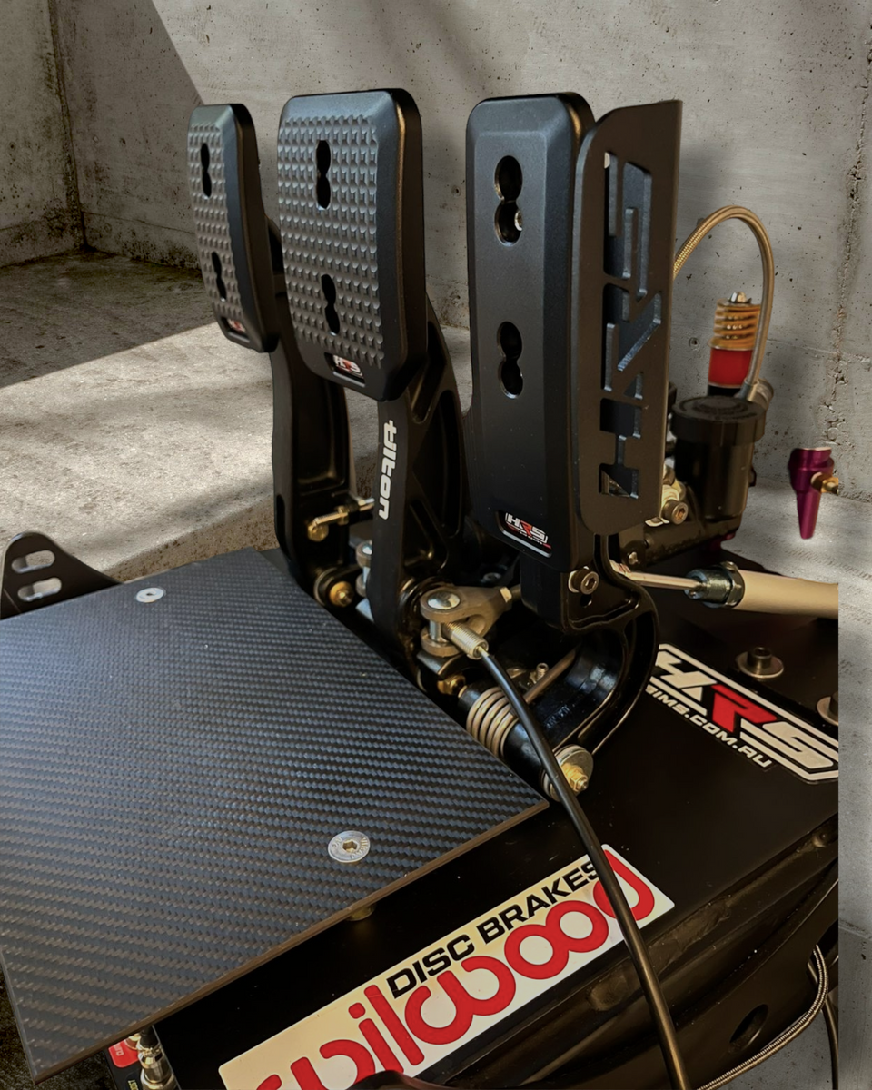 (HRS T6 Series) Tilton compatible Pedal Pads. Suits 600/800/850 series Hybrid Racing Simulations