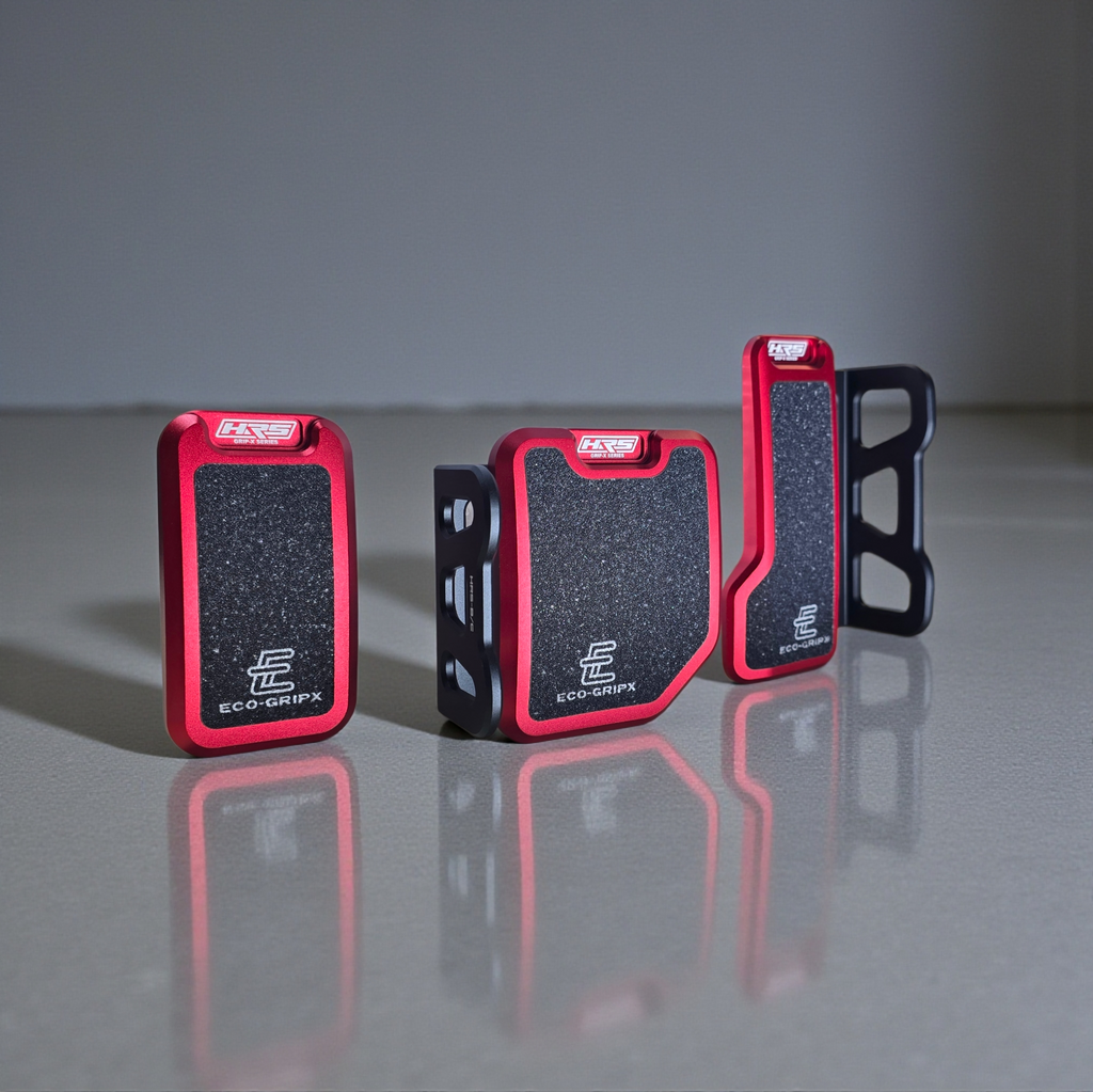 hrs v8 style df-vrs pedal pads HRS GRIP-X SERIES UNIVERSAL PADS – Hybrid Racing Simulations